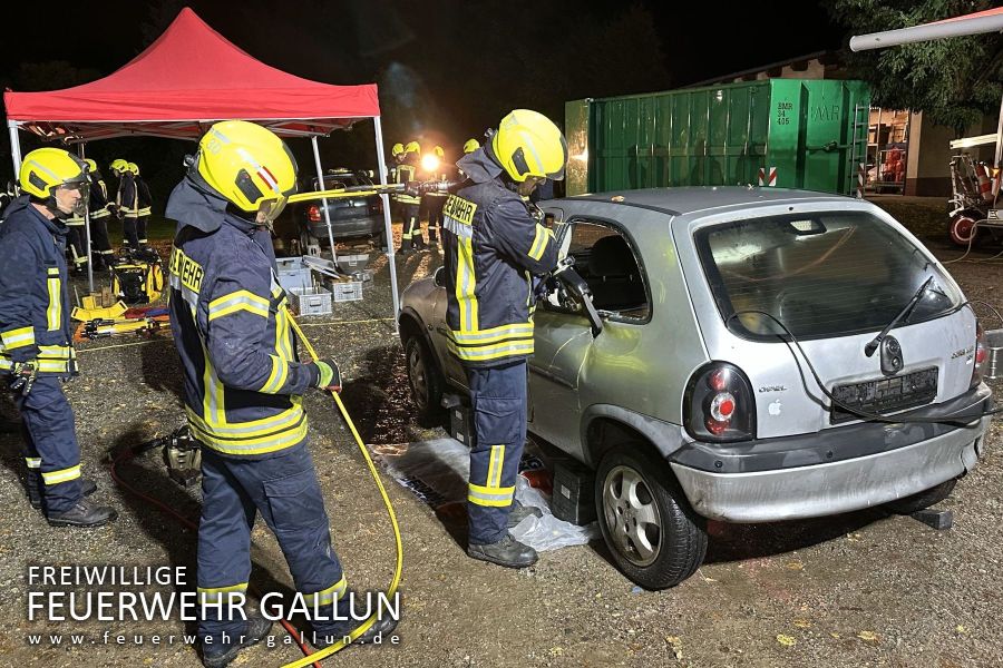 Ausbildung mit der Feuerwehr Mittenwalde